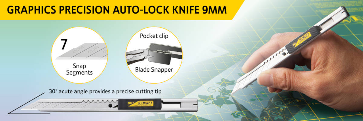 Graphics Precision Auto Lock Knife 9mm